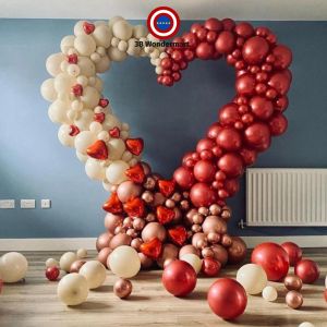 Wedding Decoration 1.5m Heart-shaped Balloon Arch Balloon Arch Support Balloon Ground Floating Column Support