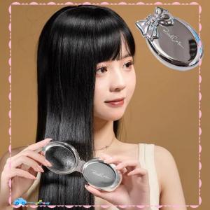🔥【Flash Sale】🔥 2 In 1 Mini Portable Folding Comb Mirror Air Cushion Plating Hair Comb Cosmetic Travel Pocket Hair Brush Makeup Tool Gift