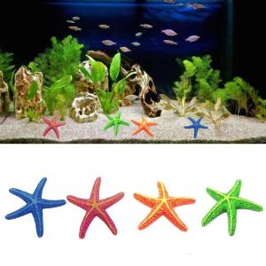 Độ bền nhựa Bể cá trang trí nghệ thuật starfishes bể cá Phụ kiện cho tăng cường thẩm mỹ