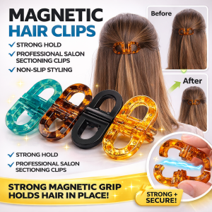 Smart Magnetic Hair Clip Strong Hold No Crease Prevents Flattening Home Use Hair Accessory Beauty Tool