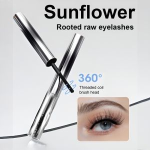 💧Waterproof Volumizing Mascara - Smudge-proof Long-lasting Curling Formula Flake-resistant + Free Eyelash Curler