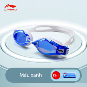 Kính Bơi LI-NING Tráng Gương Sắc Màu Chống Sương Mù Kính Bơi LINING Kính Bơi Nam Nữ Kính Bơi Chống Bám Nước