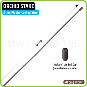 3 Pcs - Plastic Coated Steel Wire for Orchid Spike Plant Support | Tiang Kawat Besi Lapis Plastik Penyangga Tangkai Bunga Anggrek