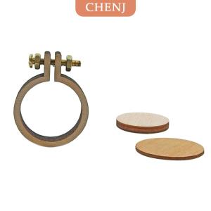 [COD] CHENJ DIY รอบมินิไม้กางเขนเย็บปักถักร้อยห่วงแหวนกรอบเครื่องคงที่