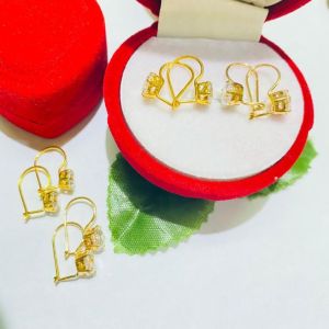 Anting Desy Perak 925 Sepuh emas Rosegold