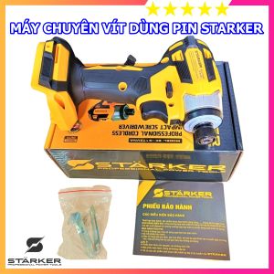 Máy khoan chuyên vít dùng pin cầm tay STARKER  công nghệ Đức  chuyên dụng cho thợ  bắn tôn  bao khỏe bao bền