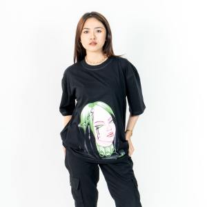 [OVERSIZE] BAJU KAOS GRAPHIC / GRAPHIC T-SHIRT "billie eilish"