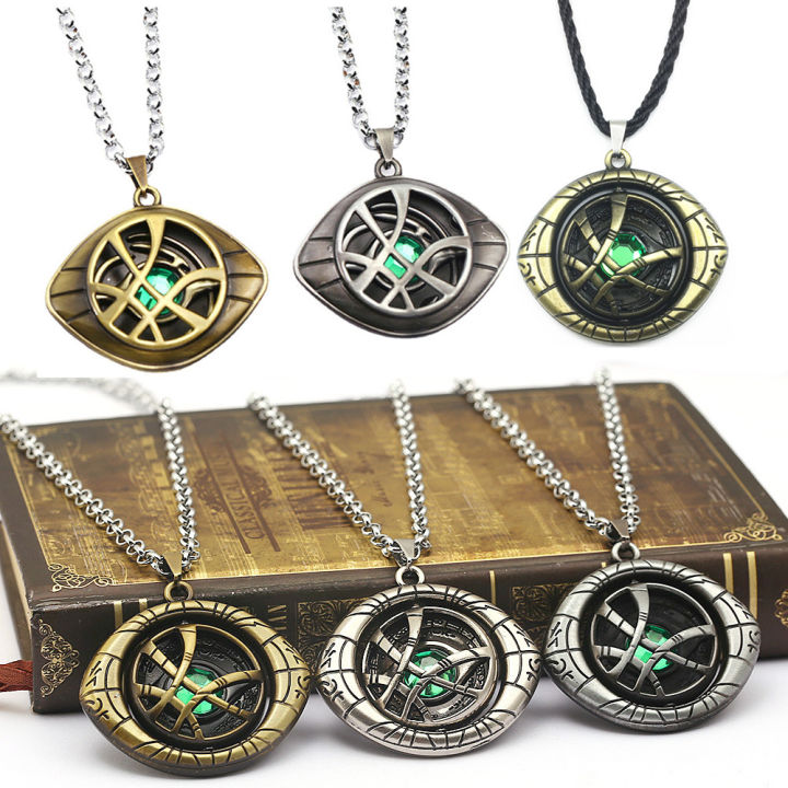 Movie agamotto's eyes Rotatable Pendant Necklace Strange Eye of ...