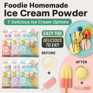 Hard Ice Cream Powder for All Seasons  Suitable for All Ages  Smooth and Sweet  Fine Texture  Various Flavors