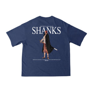 BSL- 187 Bisalo Kaos Dewasa Lengan Pendek Digital Printing motif " AKAGAMI " -  Kaos Anak Wanita - Kaos anak laki laki - Pakaian Anak Anak - Atasan Anak Anak - Kaos Cotton Combed - Kaos Anak Oblong - Baju Anak Anak PIRATE KING