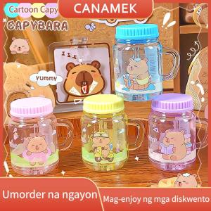 CANAMEK 2Pcs Kawaii Portable Capybara Pencil Sharpener Creative Cartoon Pencil Sharpener Office School Supplies Student Stationery Gifts