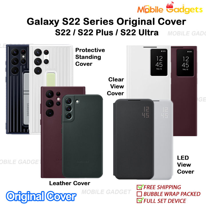 Samsung Galaxy S22/S22+/S22 Ultra Leather/Clear View/LED View