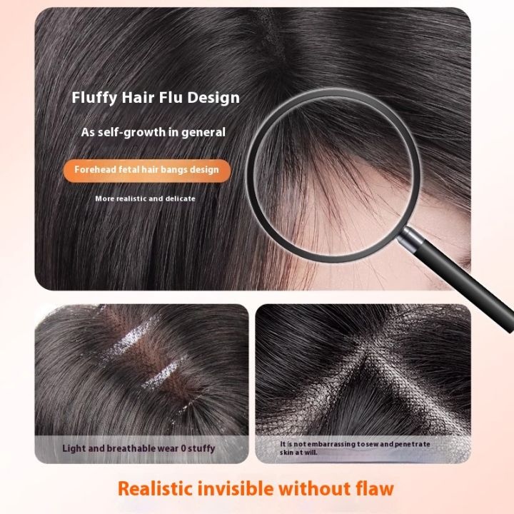 8x11-27cm%20100%25%20Human%20Hair%20Piece%20Black%20And%20Mocha%20Brown%20Hair%20Topper%20Hair%20Replacement%20Cover%20White%20Hair%20Breathable%20And%20Lightweight%20Wig%20Increase%20Hair%20Volume%20For%20Woman%20-%20Image%205