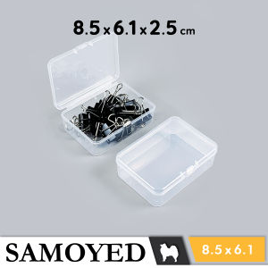 Tempat / Kotak Plastik PP Penyimpanan Kecil Serba Guna / Plastic Storage Box 8.5 x 6.1 x 2.5 / 85 x 61 x 25 cm Samoyed BX-SH-856125 (Aksesoris / Pernak-Pernik / Perhiasan / Obat / Klip / Peniti / Jarum / USB / Memory Card)