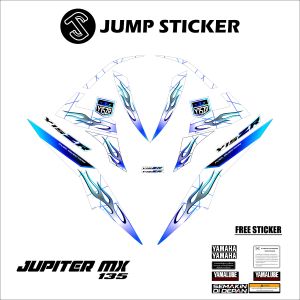 Stiker striping jupiter mx new 135 grafis variasi 072