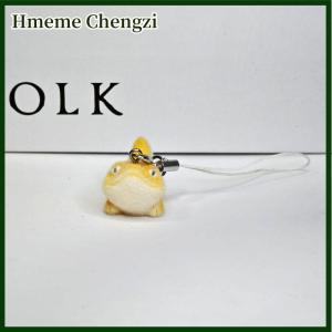 Hmeme 3D Resin Cute Plush Lizard Keychain Key Ring Pendant School Bag Pendant Keychain Phone Chain Accessory Gift