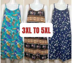 PLUS SIZE DUSTER 3XL TO 5XL | BIG SIZE | GOOD QUALITY | COTTON SPANDEX ( ASSORTED ONLY) CAMI DRESS