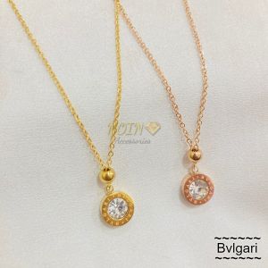 Kalung Titanium Wanita Liontin Branded Fashion Korean Style Elegant