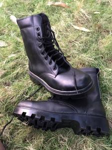 CUERO sepatu pdl kulit boot SERAGAM HITAM SEKOLAHANTI SLIP SOL KARET MENTAH ANTI SLIP