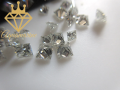 Kim cương nhân tạo Moissanite giác cắt vuông Princess size tấm. 