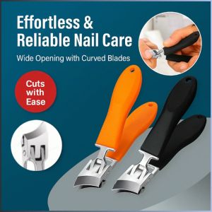 Nail Clippers Durable Large Beveled Nail Tools Beauty Skin Care Portable Manicure Splash-proof