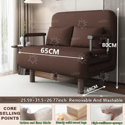 Table Trove.PH Sofas Nordic sofa bed foldable sofa bed for living room bed frame Single/Twin/Double/Queen/King lazy sofa bed couch sofa for living room