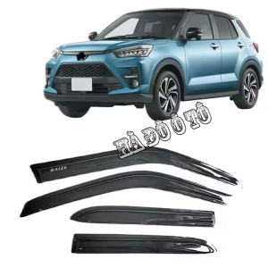 Vè Mưa Raize 2020 2021 2022 2023 2024 2025 ( Đen Thái ) - Viền Che Mưa Cánh Cửa Toyota Raize
