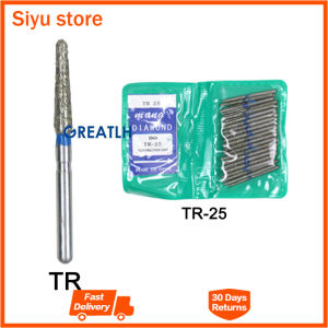 GREATLH dental polishing bur high quality 50Pcs/Bag durable Dental Diamond Turning Needle Dental Diamond Polishing Polisher