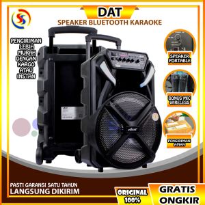 SPEAKER TROLLEY BLUETOOTH  KARAOKE DAT DT 1535 ECO+ LED PARTY DAT 15inch DT1535   DT1535ECO+ DT 1535LED ORIGINAL