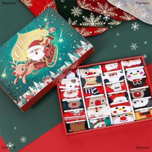 [COD] Homein 12Pairs Christmas Stocking Advent Calendar Funny Christmas Stockings 24 Days Advent Day Countdown Gift Box Christmas Gifts