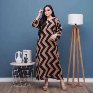 Terbaru Dress Panjang Busui Friendly Daster Panjang Semata Kaki Dress Wanita Kekinian Viral Murah