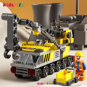 Kidstiful Mainan Brick Edukasi Blok 142Pcs City Building Blocks Mainan Anak Kompatibel dengan Balok