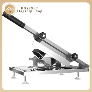 Stainless Steel Beef Roll Slicing Machine Adjustable 0.3-8mm Hand Tool for Kitchen Food Preparation