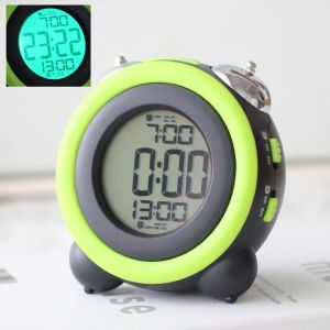 Loud Alarm Clock For Heavy Sleepers Dual Alarm Clock With Snooze LED Backlight Silent Digital Clock With Light Bell