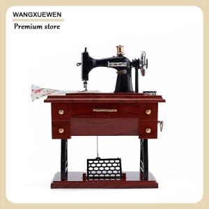 [COD] Hộp nhạc máy may đồng hồ may cổ điển quà tặng trang trí thủ công tại nhà