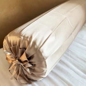 BASK™ - Silk Bolster Case - Mulberry Silk bolster Cover