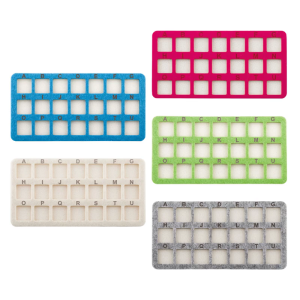 Nonslip 21 Grid Felt Workstation Mat Felt Work Mat Organizers for Secure Bead Arrangement During Creation