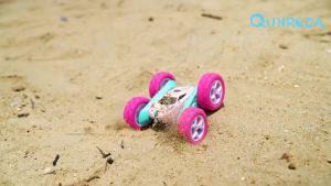 RC Cars Pink Remote Control Car for Girls 2.4 GHZ Double Sided RC Stunt Car 360 °   Rotating Remote Control Crawler with Headlights Car Toys for 6 7 8 9 10 11 12 Girls Birthday Gift