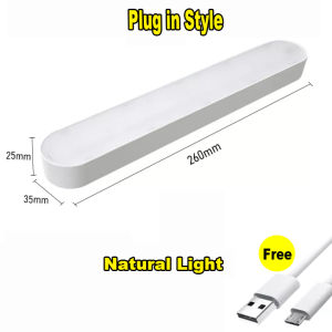 Meyou Led Lampu Meja Table Lamp with Remote Control 4000Mah USB Rechargeable Magnetic Desk Lamps Eye Protection Reading Light Stelpless Touch Dimming Bedside Night Light for Room Bedroom Student Dormitory Laptop Cabinet Warm White Natural 遥控宿舍灯书桌台灯