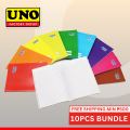 Uno Composition/Writing/Yarn/Spiral Notebook 8/10pcs Bundle Pack (COCO TREE/PINES). 
