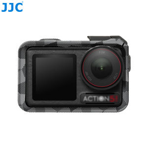 ฟิล์มป้องกันรอยขีดข่วน JJC สำหรับ DJI ACTION5 PRO กรอบกันกระแทกแนวนอน-แนวตั้ง