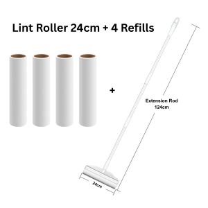 ✅SG Ready Stocks✅ JOMO Sticky Lint Roller 24cm Wide Roller Powerful Adhesive Fiber-Friendly Design Budget-Friendly