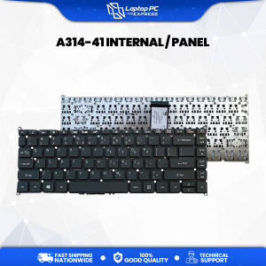 Laptop Keyboard A314-41 Compatible with Acer Aspire 3 A314-21 A314-41 33 31 US Black with Power Button
