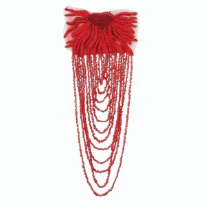 ZENO Đồ trang trí sequin Thêu hạt Tua rua Đinh tán Miếng dán vai Trang sức Phong cách retro Khăn quấn vai Váy cưới