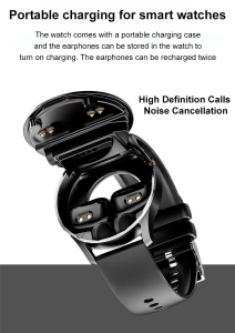 Ultra thin sports bracelet watch GT5buds Bluetooth Smart Watch with Earbuds HD large screen Bluetooth headset smart bracelet