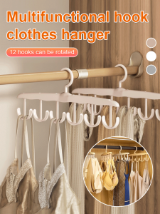 【MISUIY】[One equals twelve] Multi functional storage hangers/home clothes hanging/dormitory hooks/wave clothes drying racks