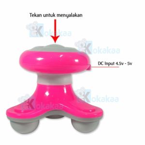 Alat Pijat Mimo Mi Plus Slot USB dan Kabel Jack USB