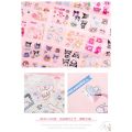 100PCS DIY Sanrio Cinnamon Kuromi Cute Stickers Transparent Cartoon Sticker Gift Box DIY Stationery Pencil Case Stickers. 