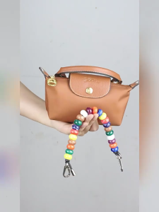 Đầy Màu sắc đính cườm dây đeo ví tiền Độ dài có thể điều chỉnh Nhựa Dây đeo túi có thể thay thế dây đeo Túi xách dây đeo Túi dây đeo ví tiền của phụ nữ