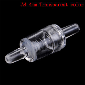 SBX346 Translucency Durable 4mm / 6mm / 8mm / 12mm For Fuel Air Liquid For Gas Water White Check Valve One-way Lnline Water Stop Valve Valves